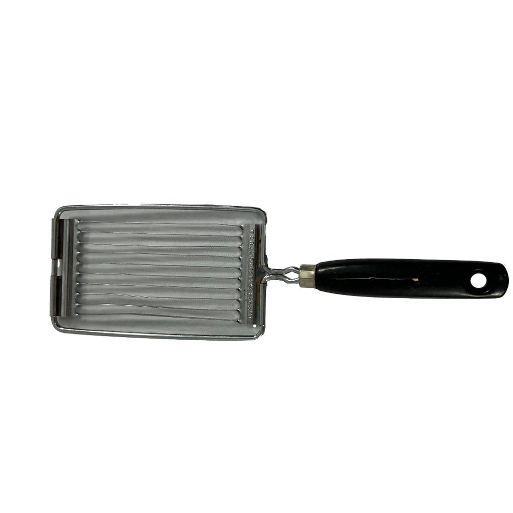 Vintage Ekco USA Black Wood Handle Utensil Slicer Tomato Cheese Butter